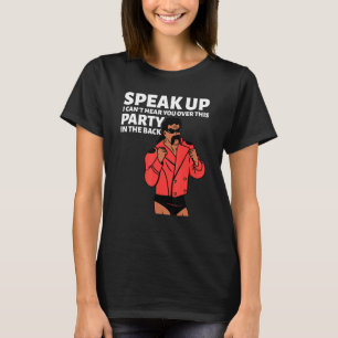 T-shirt Mullet Parle Plus Fort Je Ne T'entends Pas Avec Ce