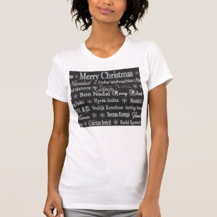 T-shirt Multi-language Merry Christmas Thunder_Cove