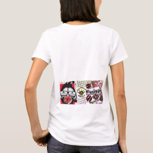 T-shirt Multi MOM W/Heart Tout Puissant Elle Fly Chemise
