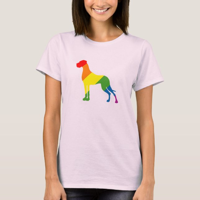 T-shirt Multicolore ! Le Dogge simplement (Devant)