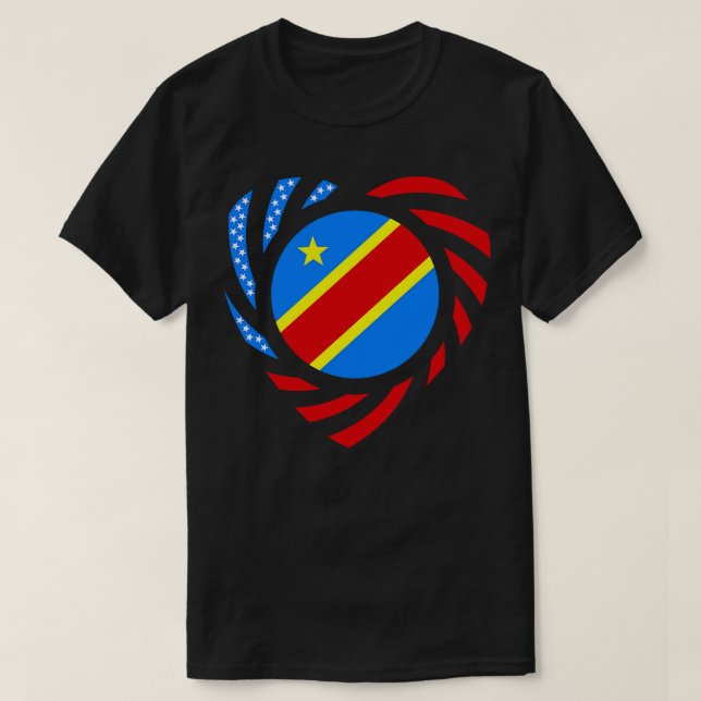 T-shirt Multinence de la République démocratique congolais (Design devant)