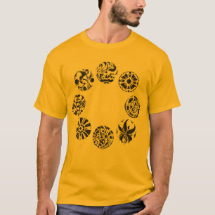 T-shirt multiple d'adulte de symboles