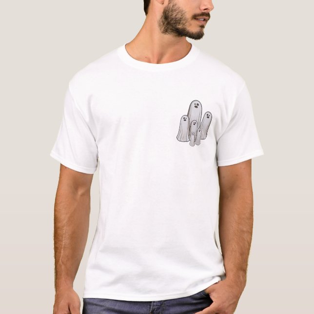 T-shirt Multiple fantômes halloween (Devant)