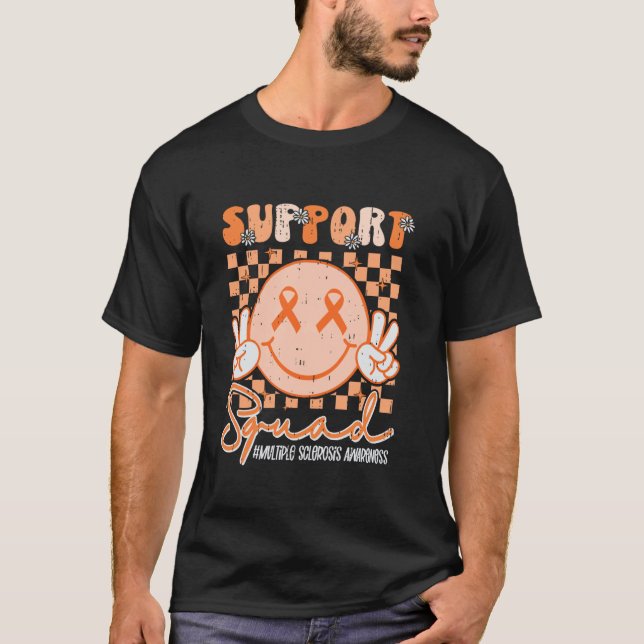 T-shirt Multiple Sclerosis Awareness MS Awareness Support  (Devant)