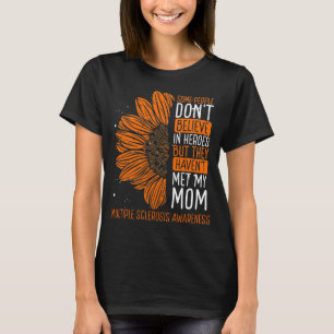 T-shirt Multiple Sclerosis Awareness Ribbon Mom Warrior