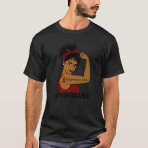 T-shirt Multiples Myélomes Guerrières Noires Femmes Indest