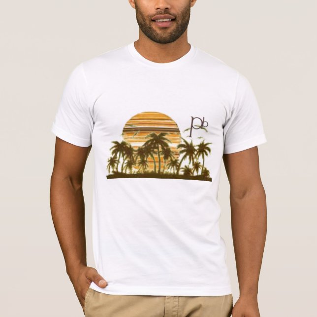 T-shirt MultiStripSunset (Devant)