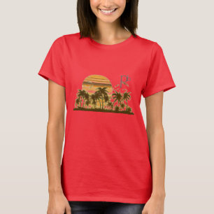 T-shirt MultiStripSunsetRingerT