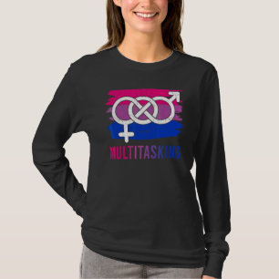 T-shirt Multitâche Bisexuel Bisexualité Fierté Lgbtq Égale