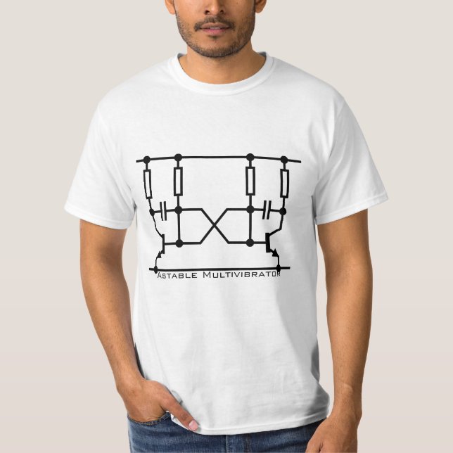 T-shirt Multivibrateur stable (Devant)