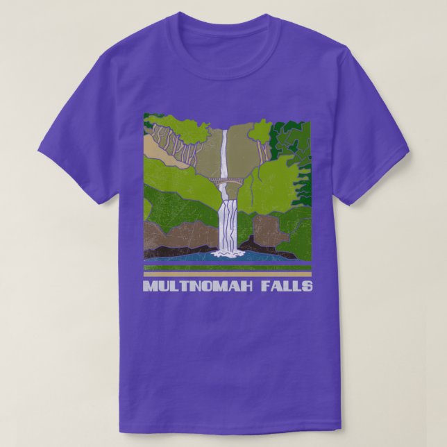 T-shirt Multnomah Falls (Design devant)