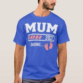 T-shirt Mum 2022 barre de chargement pour nouvelle maman