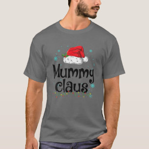 T-shirt Mummy Claus Pajama de Noël Famille Correspondant N