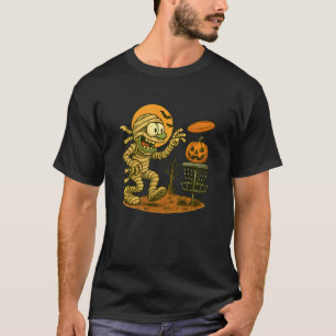 T-shirt Mummy Halloween Disc Golf Drôle Sportifs Épouvanta