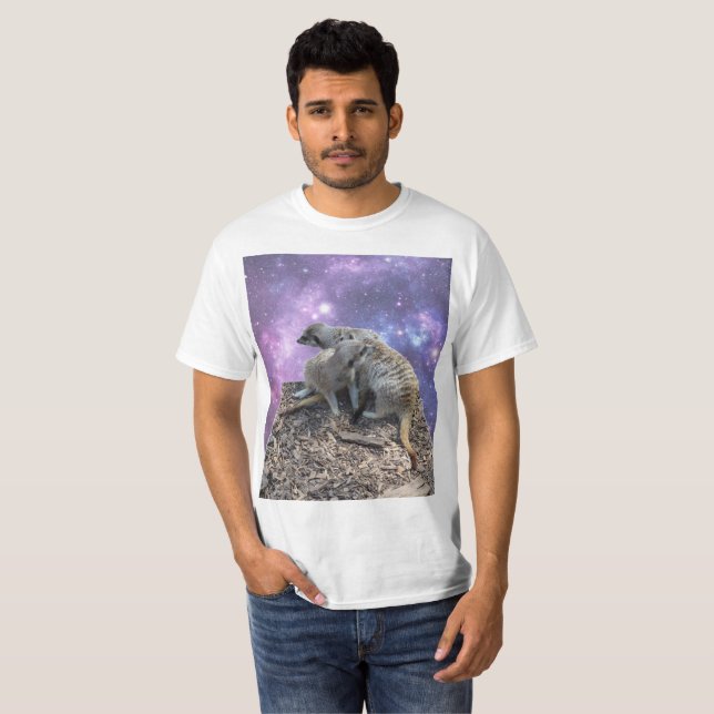 T-shirt Mummy Meerkat Et Sa Coupe, (Devant entier)