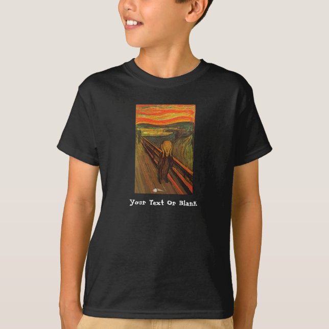 T-shirt Munch - Le cri de glace (Devant)