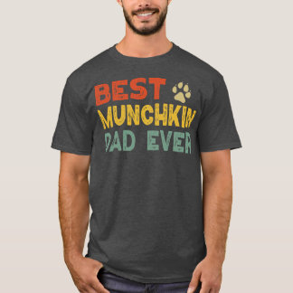 T-shirt Munchkin Cat Dad Owner Breeder Lover Kitten 