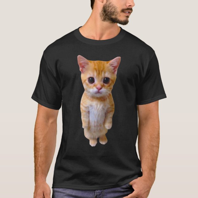 T-shirt Munchkin Kitty meme tendance El Gato meme triste P (Devant)