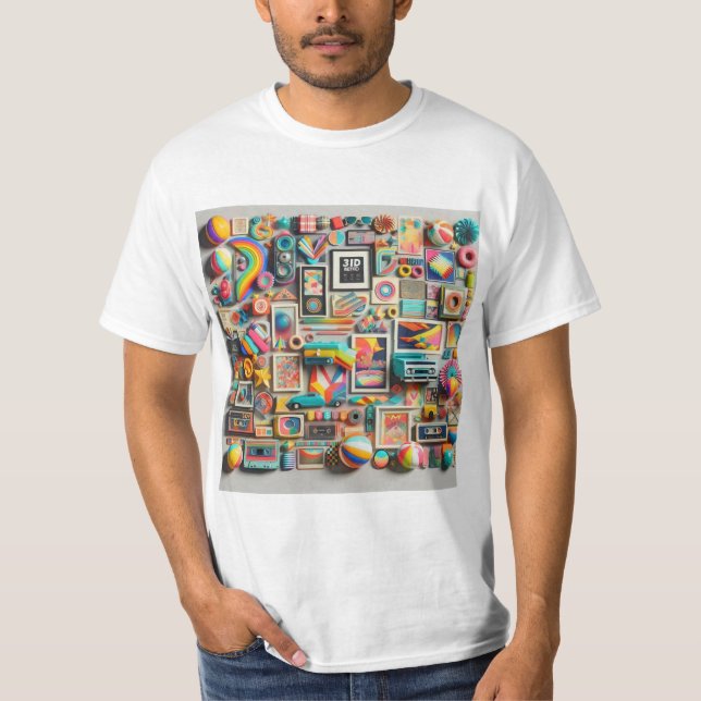 T-shirt Mundo Tridimensional (Devant)