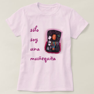 T-shirt muñequita solo d'una de soja
