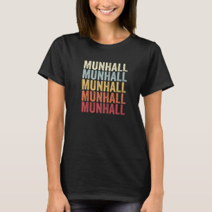 T-shirt Munhall Pennsylvania Munhall PA Texte Vintage rétr