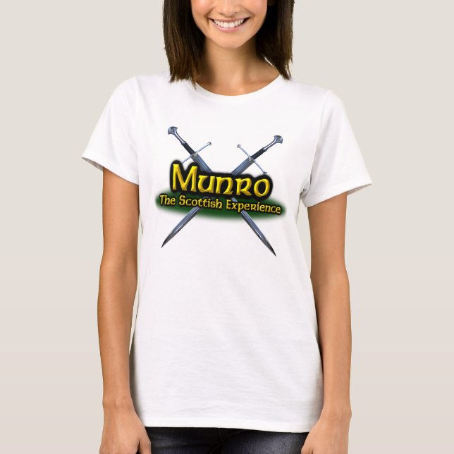 T-shirt Munro Le Clan Scottish Experience (Devant)