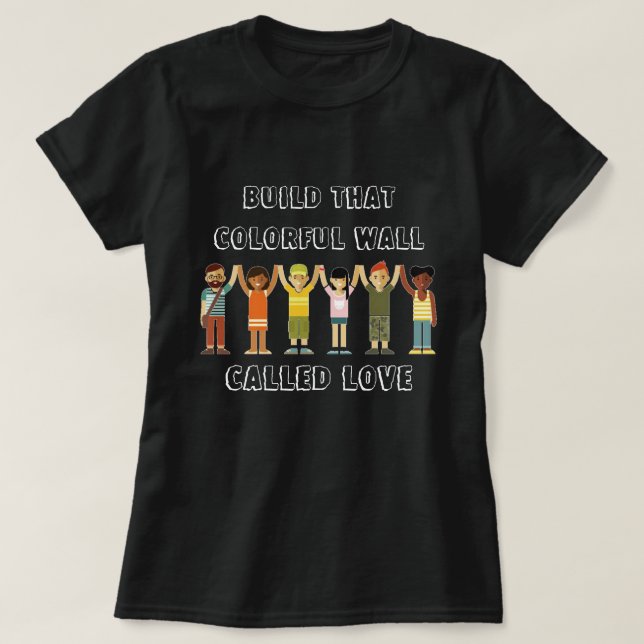 T-shirt Mur d'amour (Design devant)