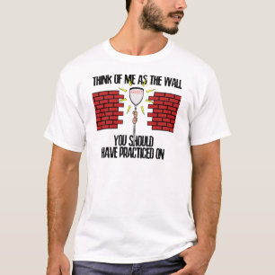 T-shirt Mur de gardien de but de lacrosse