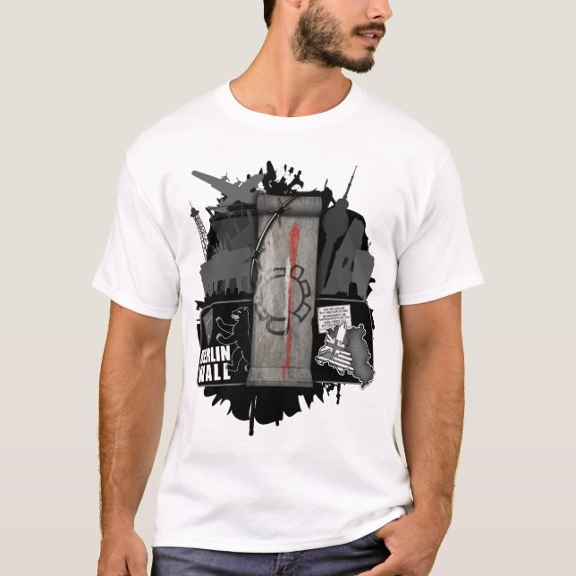 T-shirt Mur des voyous de Berlin (Devant)