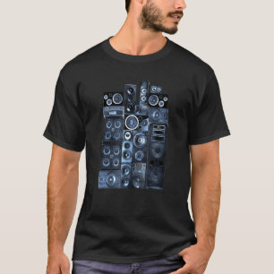 T-shirt MUR DU SON - musique - haut-parleurs - ampli - sté