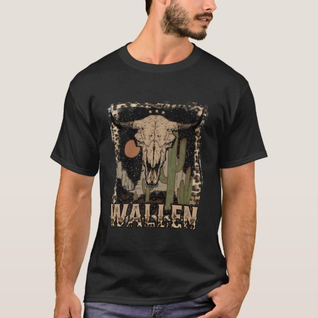 T-shirt Mur Occidental Wallen Bullhead Vache Wallen (Devant)