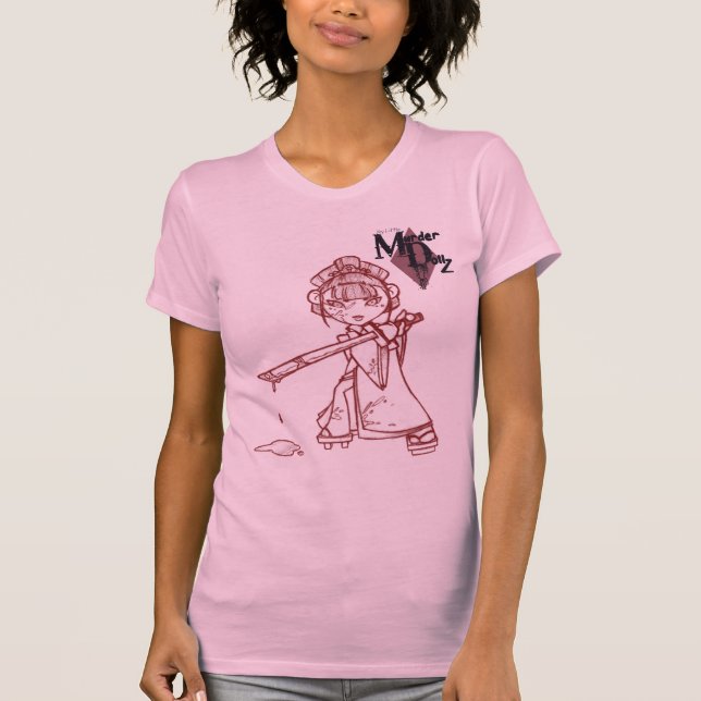 T-shirt MurderDollz : Satomi - ligne (Devant)