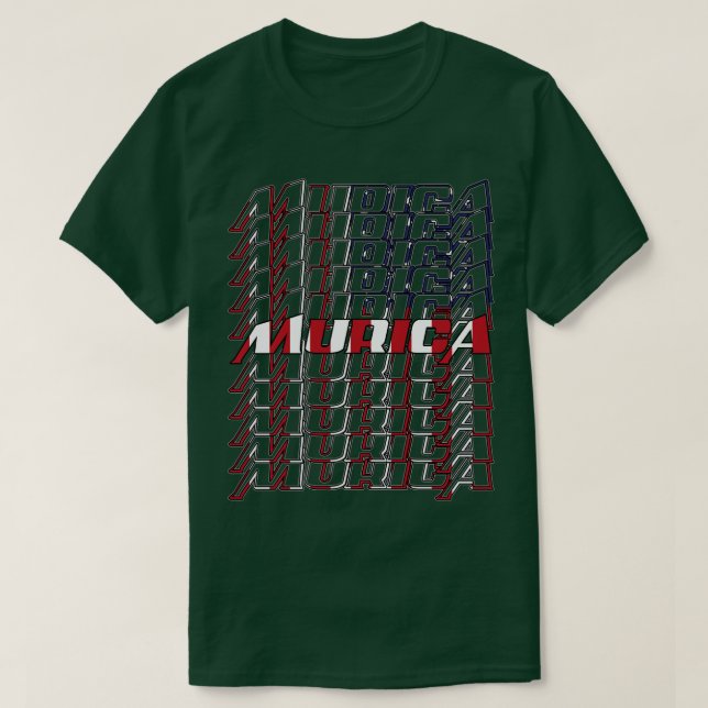 T-shirt Murica Amérique (Design devant)