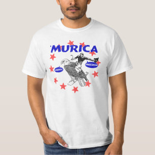 T-shirt Murica Eagle et cowboy