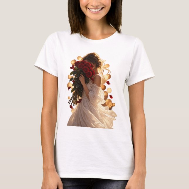 T-shirt Murmur de Roses Rouges (Devant)