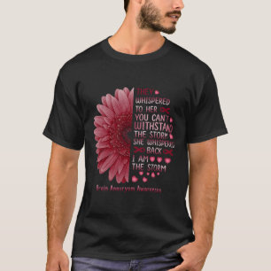 T-shirt Murmuré Je Suis La Tempête Anévrisme Cérébral Sens