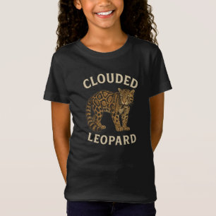 T-Shirt Murmures dans la Canopée – Léopard Nébulé en Mouve