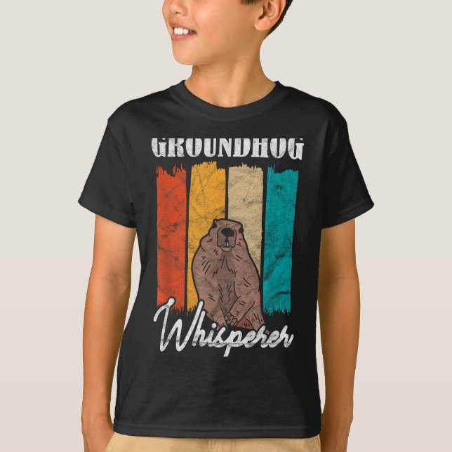 T-shirt Murmureur de marmotte de terre  (Devant)