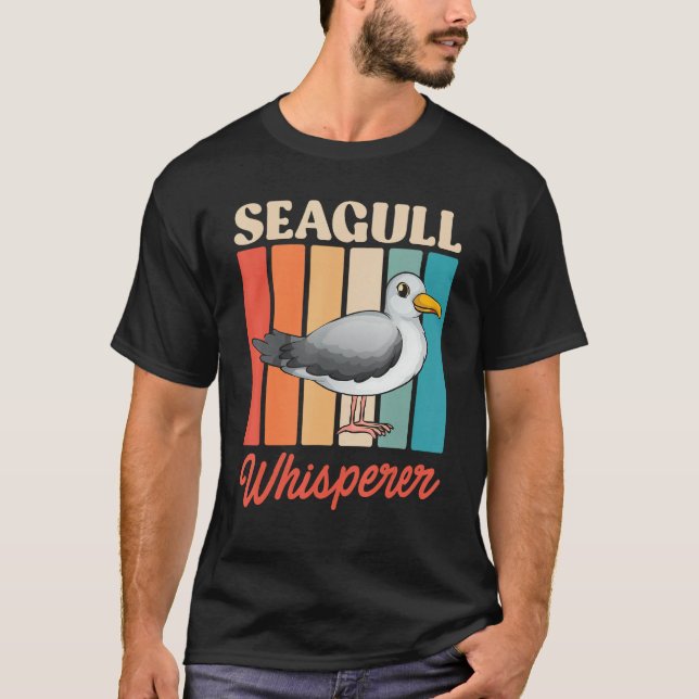 T-shirt Murmureur de mouettes Oiseau  Oiseaux de mer Murmu (Devant)