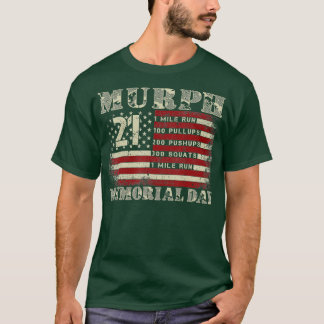 T-shirt Murph 2023 Memorial Day American Patriotic Workout