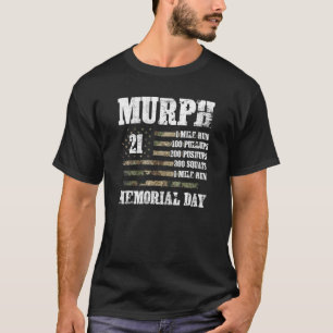 T-shirt Murph 2023 Memorial Day Workout Patriotic Hero WOD