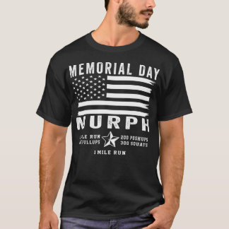 T-shirt Murph Challenge Memorial Day entraînement Gym US D