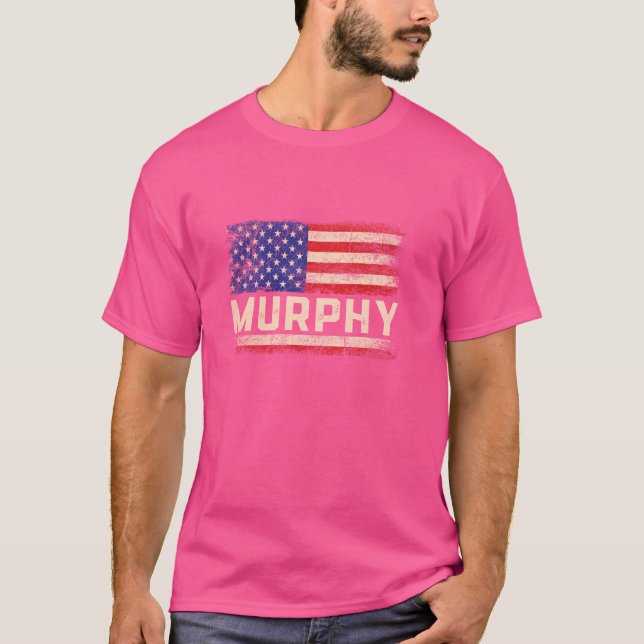 T-shirt Murphy Nom Chemise Murphy Nom American Flag (Devant)