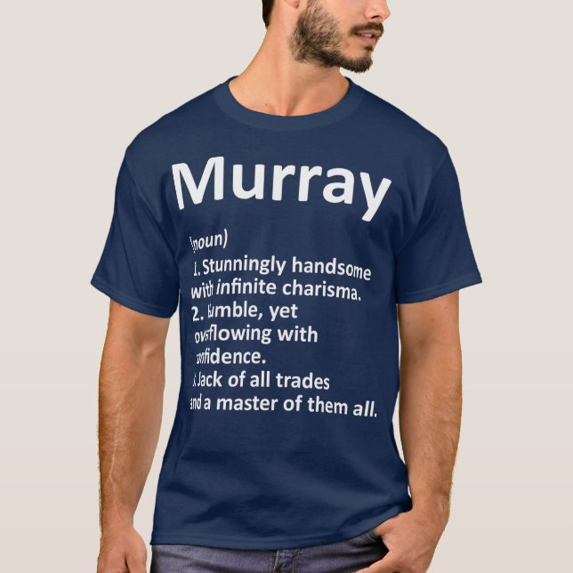 T-shirt MURRAY Définition Nom personnalisé Drôle cadeau (Devant)