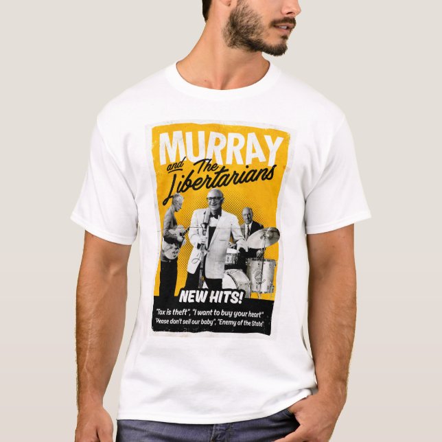 T-shirt Murray et les libertaires (Devant)