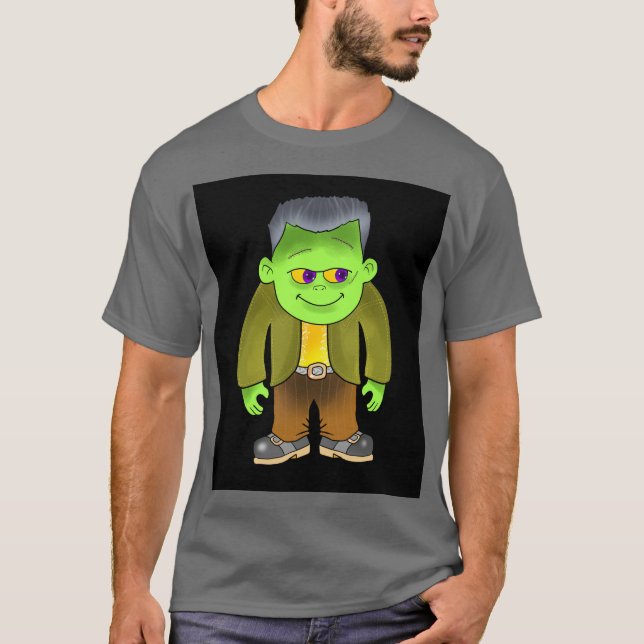 T-shirt Murray le monstre sur Black (Devant)