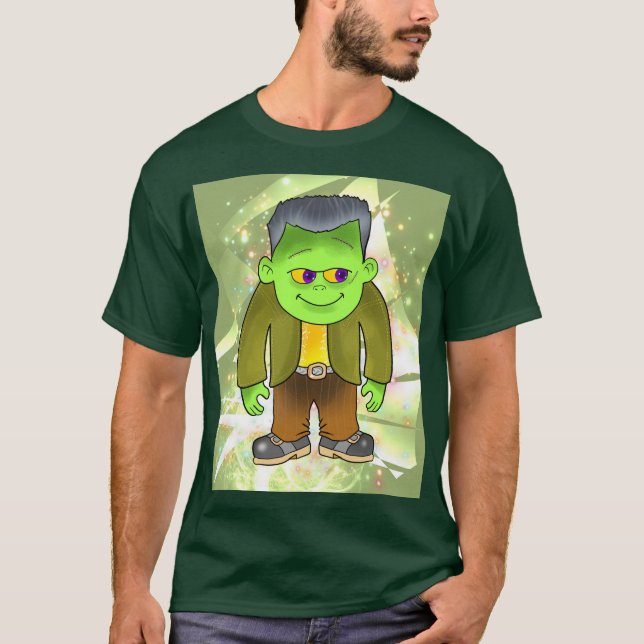 T-shirt Murray le monstre sur Green (Devant)