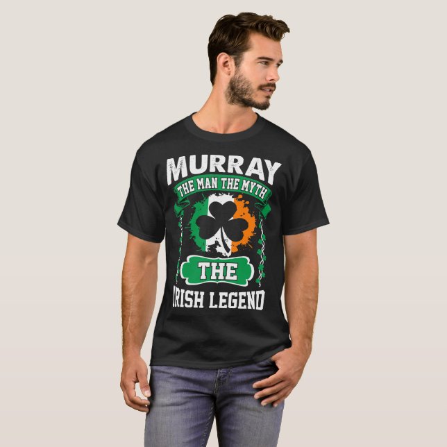T-shirt Murray l'homme le st patrick irlandais de légende (Devant entier)