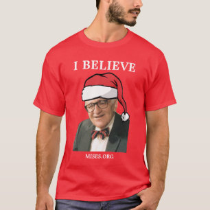 T-shirt Murray Rothbard - je crois la chemise de Noël