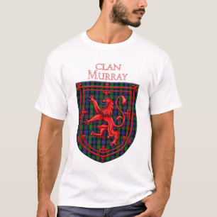 T-shirt Murray Tartan Scottish Plaid Lion Rampant